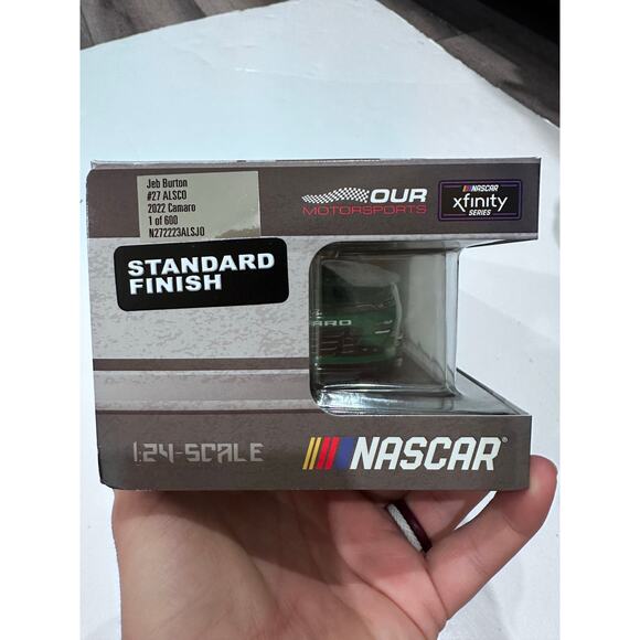 Jeb Burton #27 Alsco 2022 Camaro 1:24 Scale Diecast Car - Picture 10 of 11